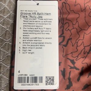 Lululemon flare leg tights